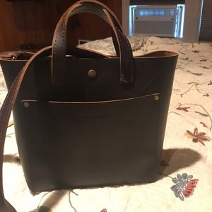 Portland leather goods mini crossbody